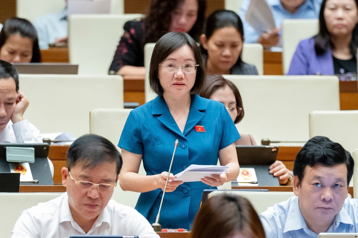 Đại biểu Thái Thị An Chung (Đoàn ĐBQH tỉnh Nghệ An)