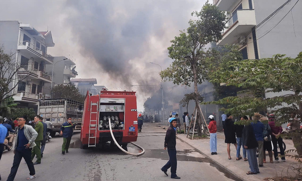 Hiện trường vụ cháy