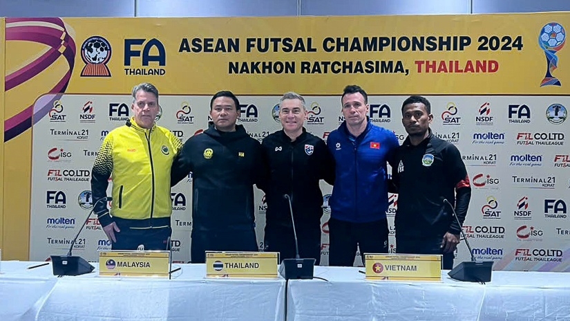 HLV Diego Raul Giustozzi đặt mục tiêu vô địch giải Futsal Đông Nam Á 2024 (Ảnh: VFF).