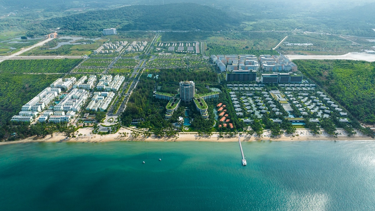 Khu nghỉ dưỡng InterContinental Phu Quoc và Regent Phu Quoc thuộc Khu phức hợp nghỉ dưỡng giải trí Phu Quoc Marina do BIM Land phát triển. Ảnh: BIM Land.