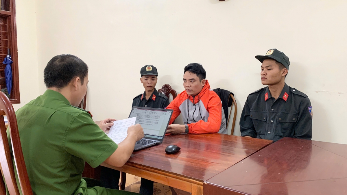Đối tượng Lò Văn Hải bị bắt giữ