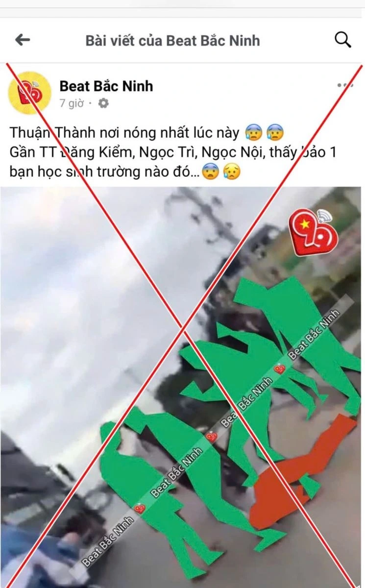 Bài đăng sai sự thật của Đ.Đ.T trên các fanpage