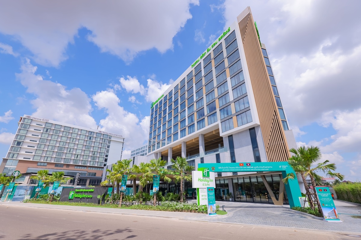 Khách sạn Holiday Inn & Suites Vientiane khánh thành ngày 18/10/2024. (Ảnh: BIM Land)