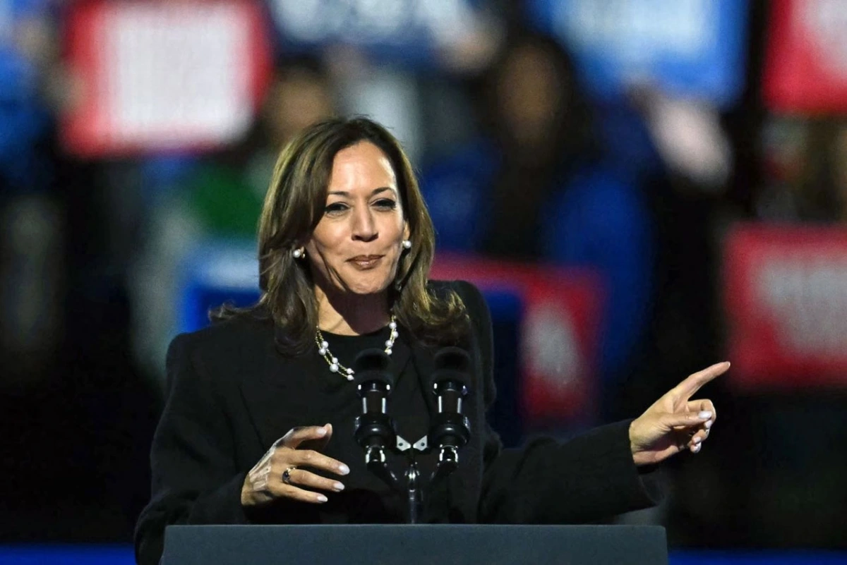 Ứng cử viên tổng thống của đảng Dân chủ Kamala Harris. Ảnh: Getty.