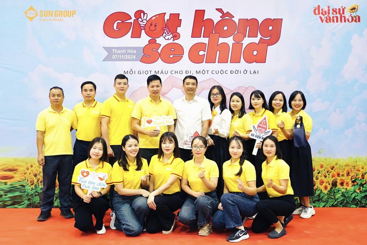 Nhiều hoạt động xã hội ý nghĩa được tổ chức tại Sun Group
