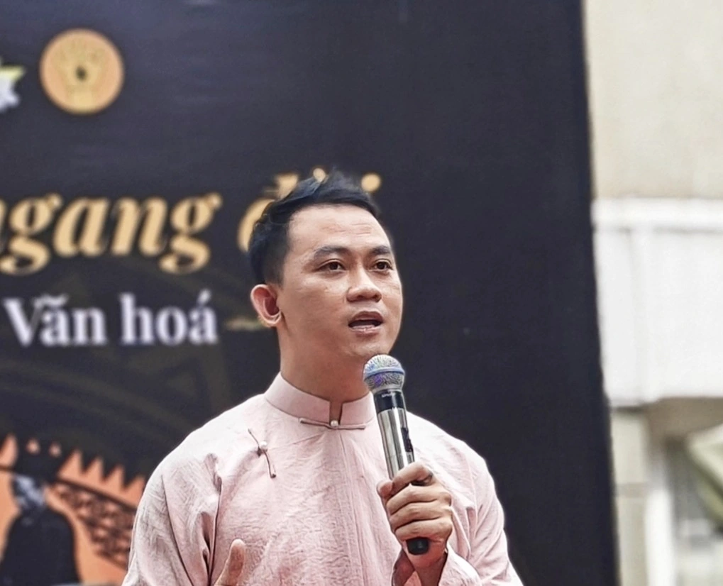 Ông Trần Công Danh tại Ngày hội văn hóa "Mây thơm ngang đời"