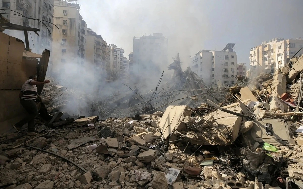 Chiến sự Lebanon trước thời điểm đình chiến. Ảnh: Reuters.