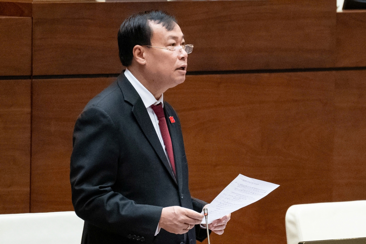 Chủ nhiệm Ủy ban Quốc phòng và An ninh Lê Tấn Tới. Ảnh: Quốc hội