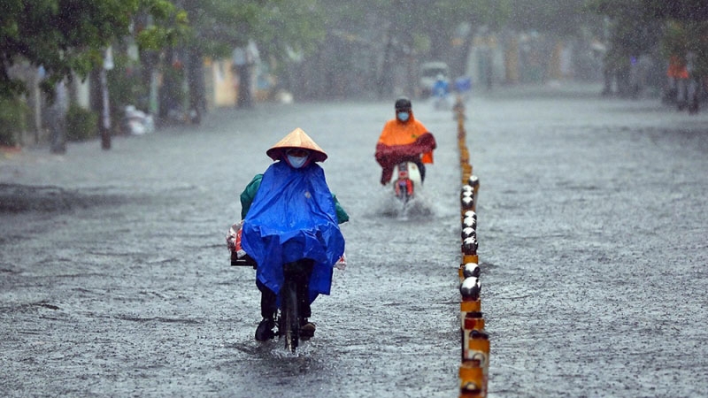 Mưa lớn ở khu vực Trung Bộ và Bắc Tây Nguyên