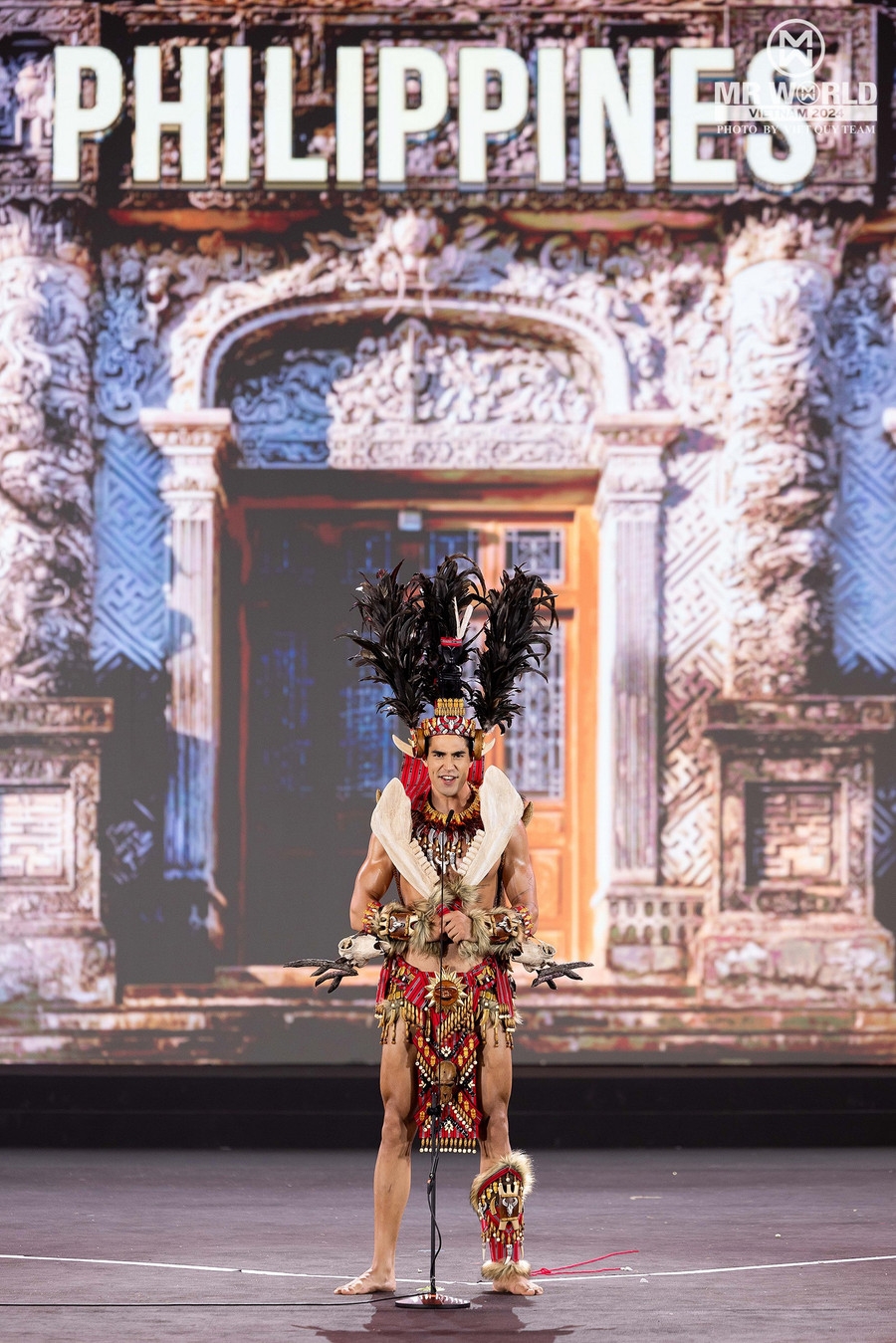 A national costume worn by Mr World Philippines
