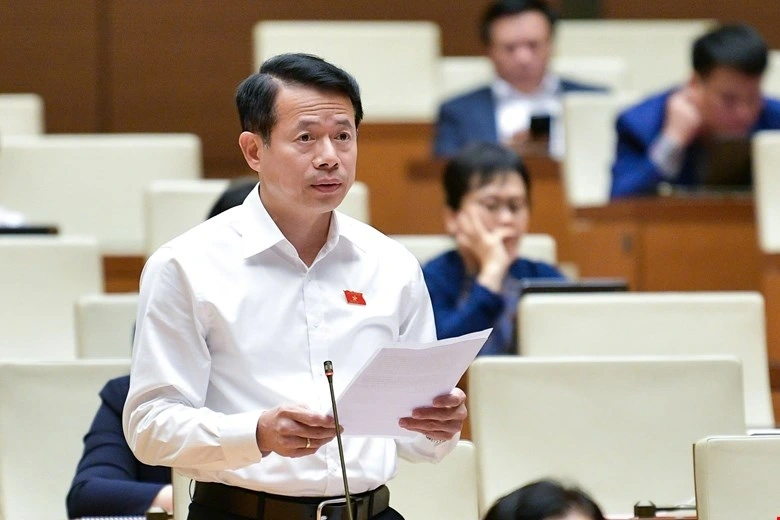 Đại biểu Nguyễn Hải Dũng (Đoàn Nam Định). Ảnh: Quốc hội
