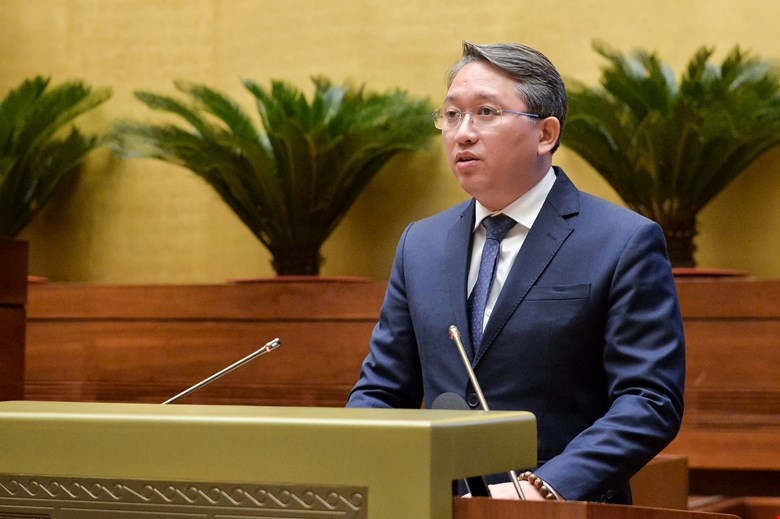 Bộ trưởng Bộ Tư pháp Nguyễn Hải Ninh. Ảnh: Media Quốc hội