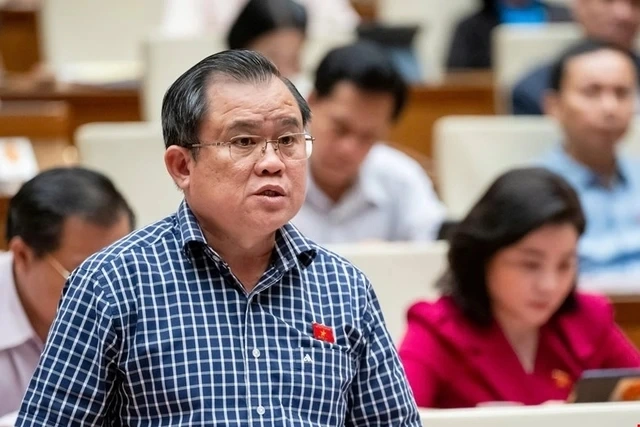Đại biểu Nguyễn Tâm Hùng (Đoàn Bà Rịa-Vũng Tàu). Ảnh: Quốc hội