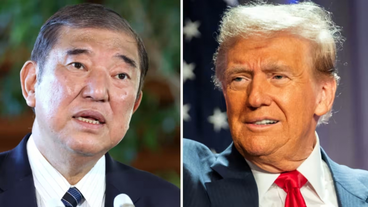 Thủ tướng Nhật Bản Ishiba và Tổng thống đắc cử Mỹ Trump. Ảnh: Nikkei.