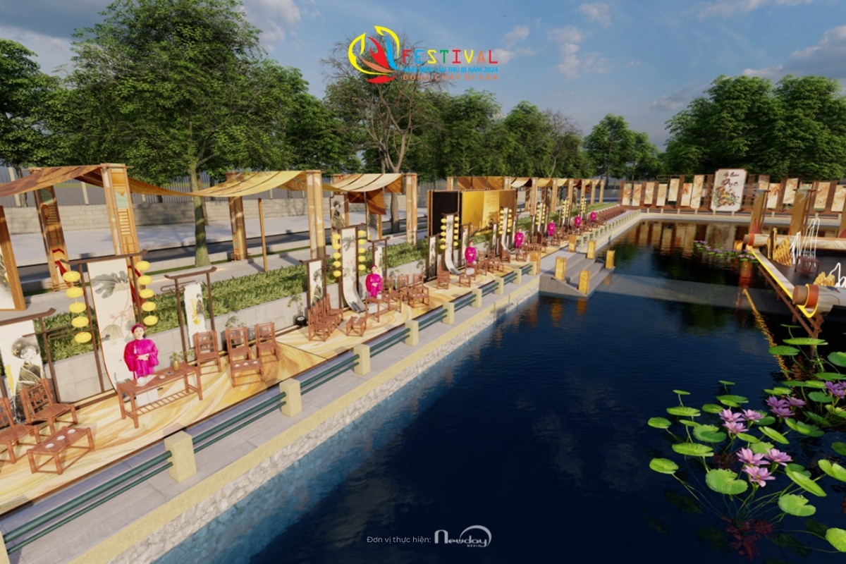 Phối cảnh không gian Hội quán Dục Thúy Sơn.