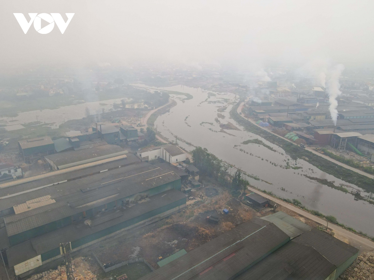 Toàn cảnh phường Phong Khê, TP Bắc Ninh lúc nào cũng trong trạng thái mờ mờ, ảo ảo
