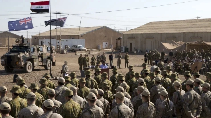 Binh sĩ Australia và New Zealand có mặt tại Iraq năm 2015. Ảnh: SHM.
