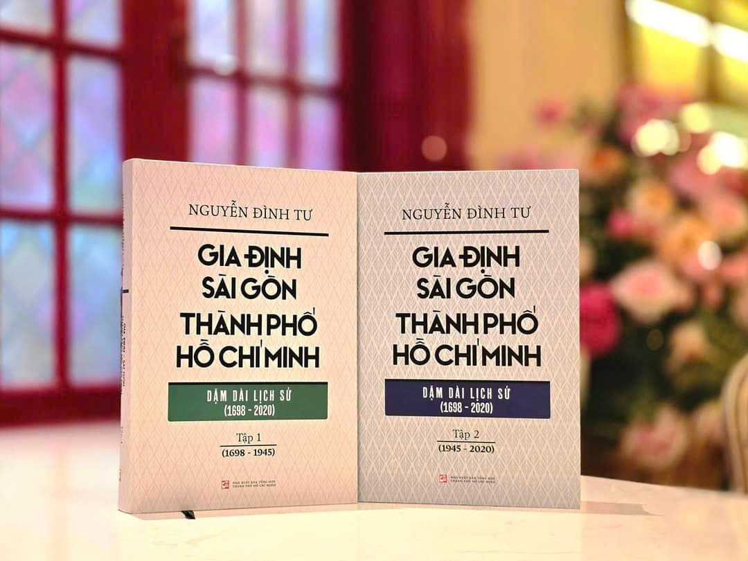 Tác phẩm “Gia Định - Sài Gòn - Thành phố Hồ Chí Minh: Dặm dài lịch sử (1698 - 2020)” (ảnh: NVCC)