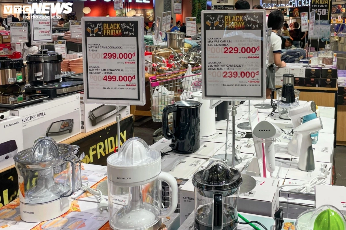 Household appliances and electronics items are also given promotions which are among the favourite items this year.