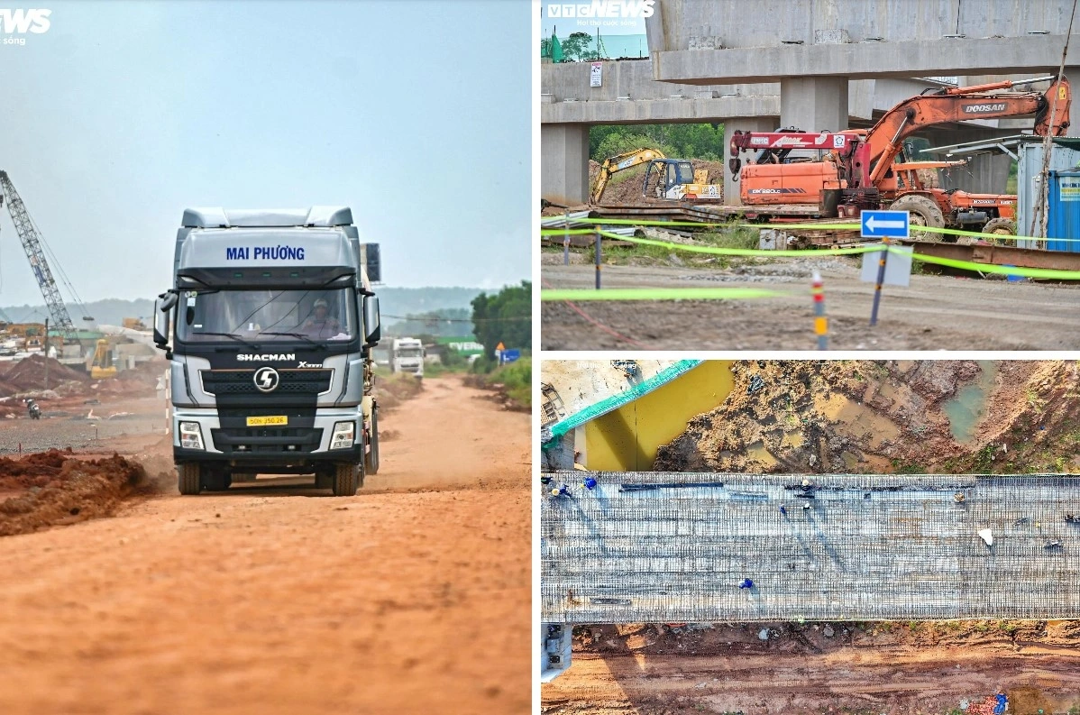 Để dự án về đích đúng tiến độ, liên danh nhà thầu huy động 756 nhân sự, máy móc, trang thiết bị và triển khai đồng loạt các mũi thi công.