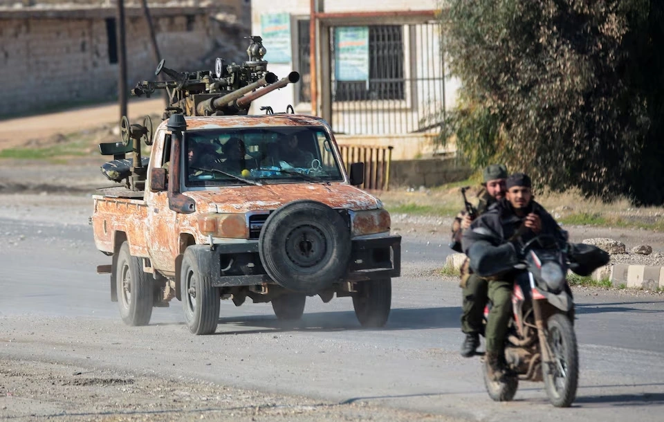 Lực lượng nổi dậy Syria đã tiến vào trung tâm thành phố Aleppo, ngày 29/11/2024. Ảnh: Reuters