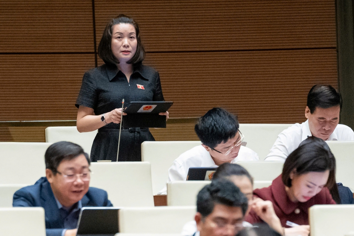 Đại biểu Nguyễn Minh Tâm (Đoàn ĐBQH tỉnh Quảng Bình)
