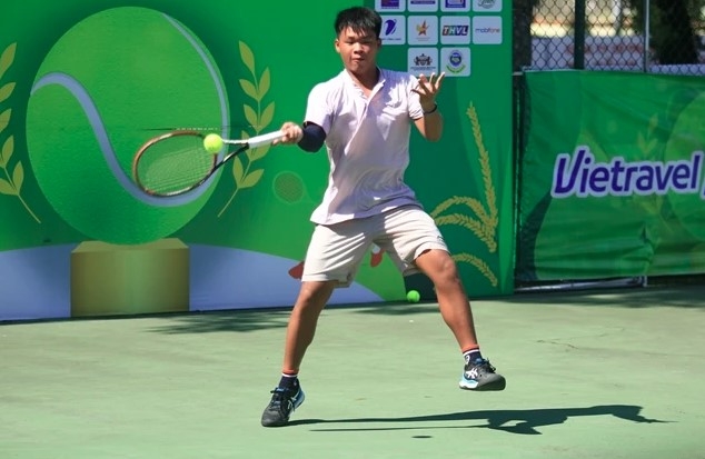 Vietnamese tennis player Nguyen Dai Khanh will compete in the ITF U18 – J30 2024 held on November 11-24 in Ninh Bình province. (Photo of VTF)