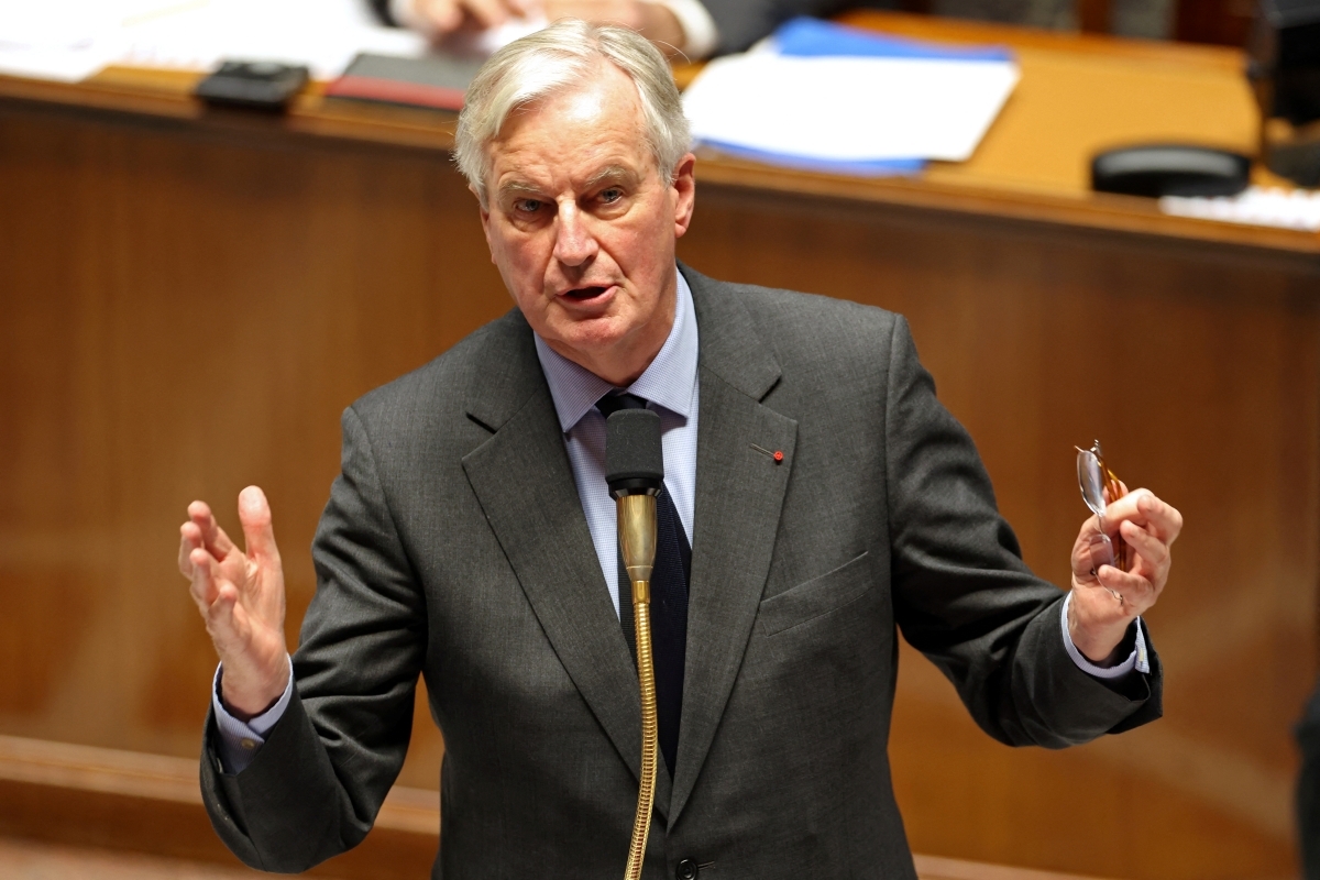 Thủ tướng Pháp Michel Barnier (Ảnh: Reuters).