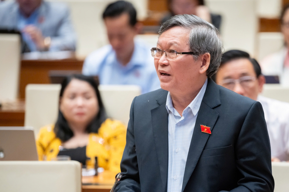 Đại biểu Tô Văn Tám, đoàn Kon Tum (Ảnh: Quốc hội)