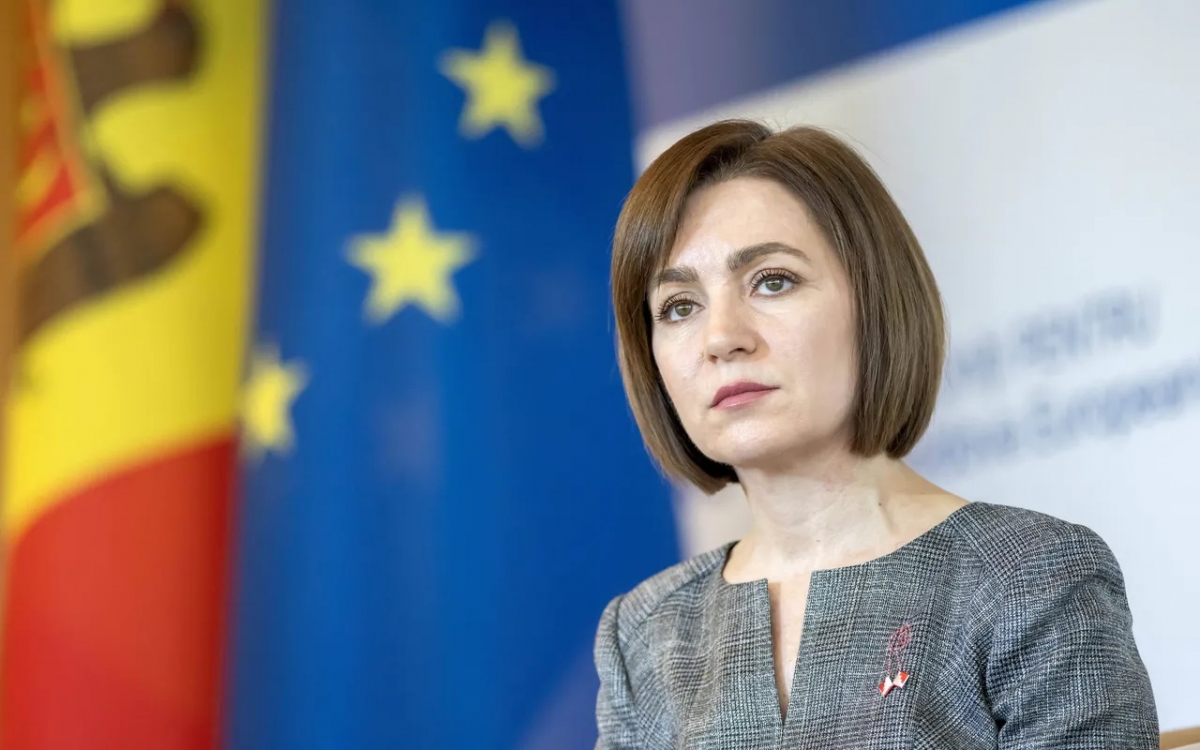 Tổng thống Moldova Sandu. Ảnh: DailyWrap.