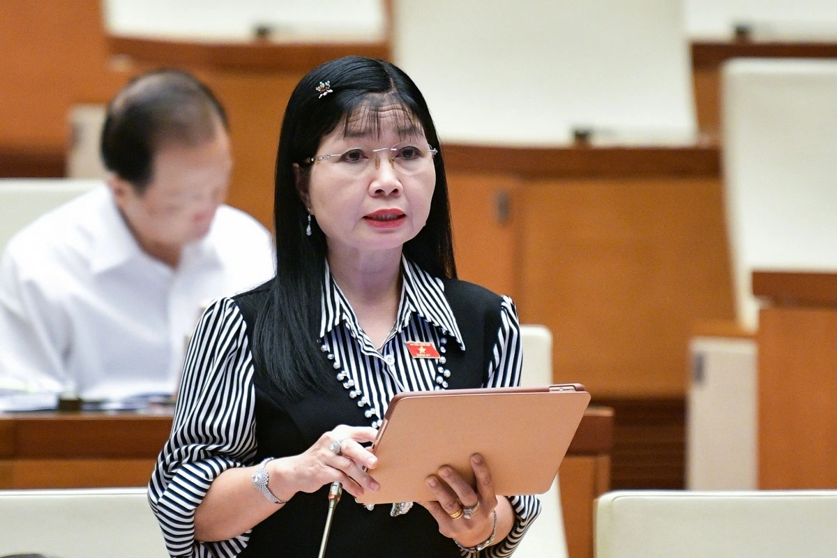 Đại biểu Trần Thị Thanh Hương (Đoàn ĐBQH tỉnh An Giang)