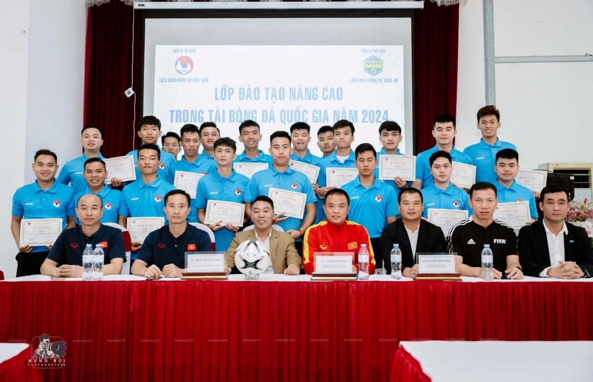 Lớp đào tạo Trọng tài nâng cao quốc gia 2024 tại Nghệ An.
