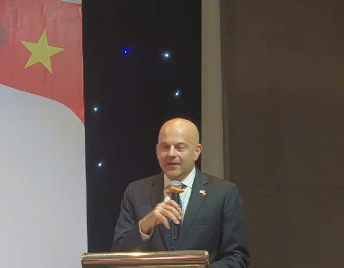 Ông Rafik Mansour, Phó Trợ lý Bộ trưởng phụ trách lĩnh vực chính sách, Cục Giáo dục và Văn hóa tại Bộ Ngoại giao Hoa Kỳ (ảnh: M.V)