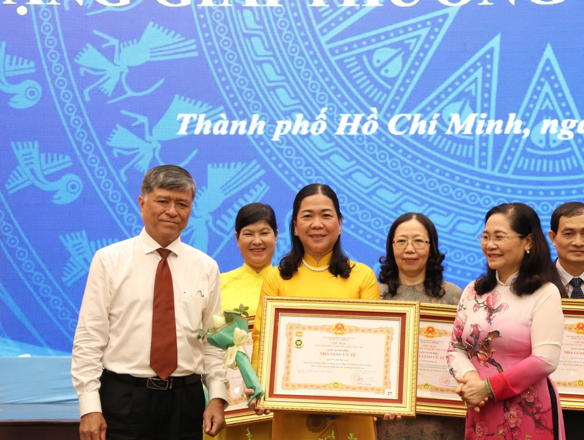 TP.HCM vinh danh các nhà giáo ưu tú 
