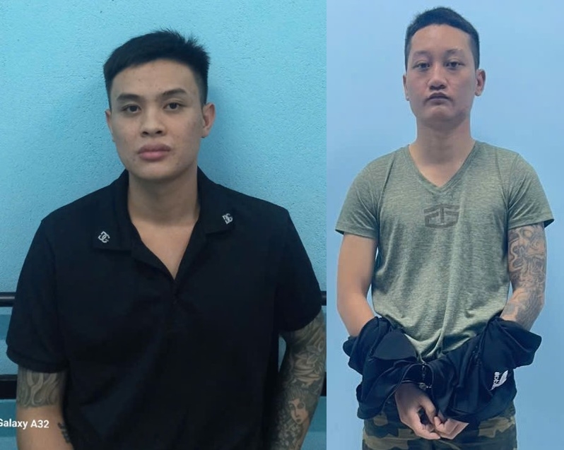 Võ Văn Tuệ (trái) và Đặng Ngọc Dũng