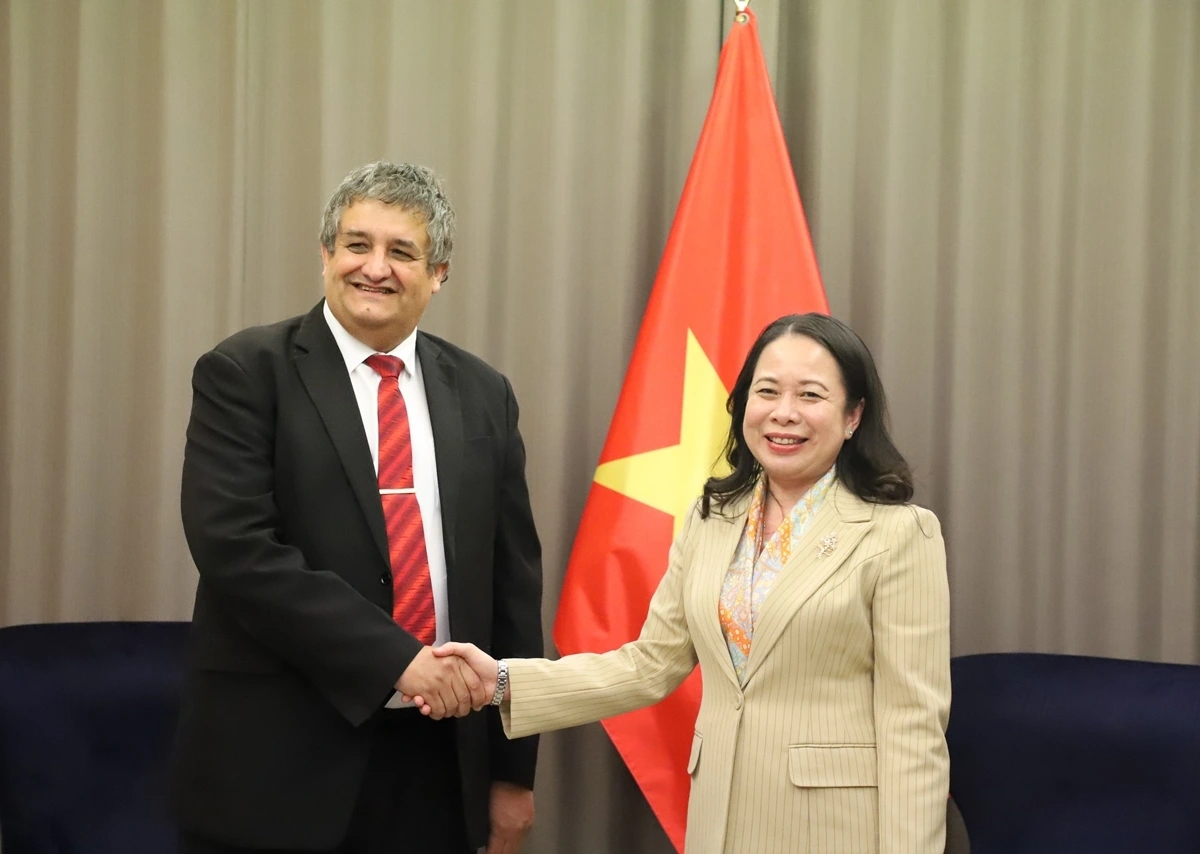 Phó Chủ tịch nước Võ Thị Ánh Xuân đã tiếp Phó Chủ tịch Đảng Cộng sản Séc - Morava Petr Simunek