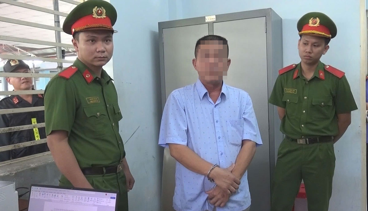 Ông Việc bị khởi tố, bắt tạm giam (ảnh: CA)