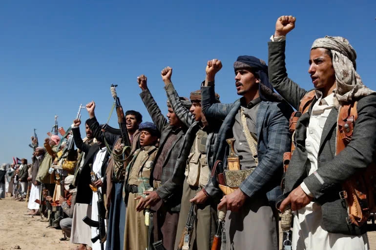 Lực lượng Houthi ở Yemen. (Ảnh: AP)