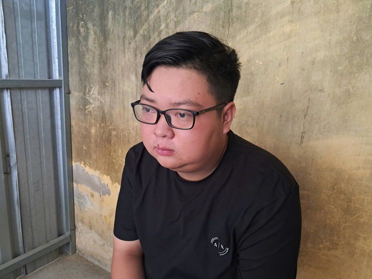 Lê Quốc Thiện sau khi bị bắt