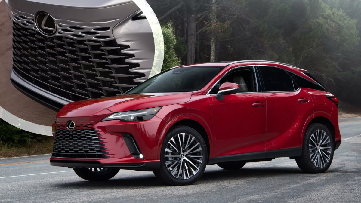 Lexus RX với lưới tản nhiệt được cho là giống với trang bị trên Lexus ES 2026 mới