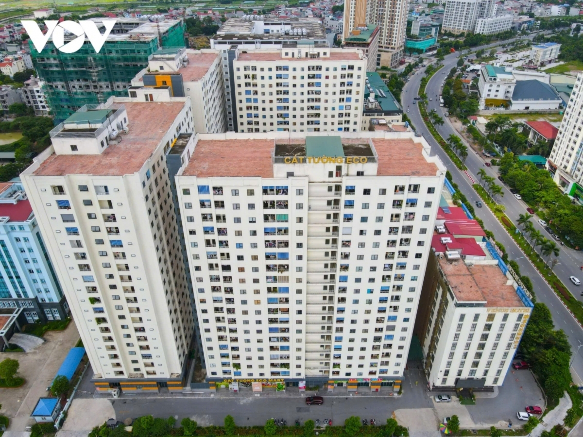 Toàn cảnh khu vực tổ hợp bất động sản, nhà ở của Công ty Cổ phần Thương mại và Đầu tư phát triển Thống Nhất