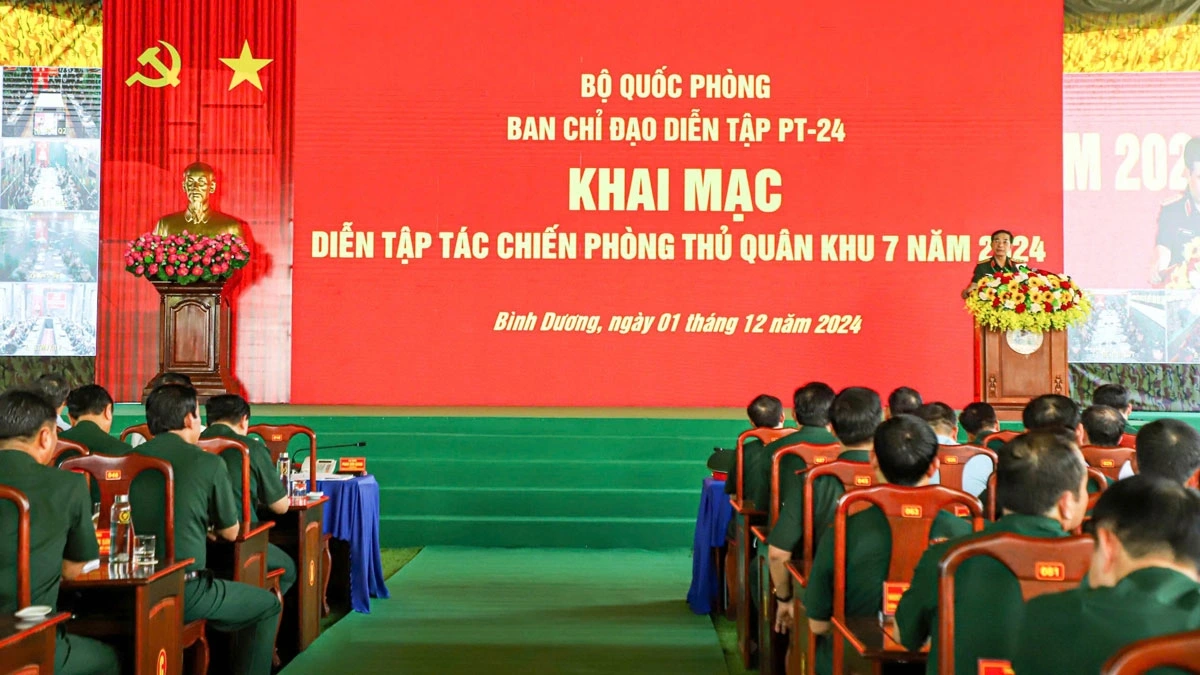 Toàn cảnh buổi diễn tập (ảnh: ĐC)