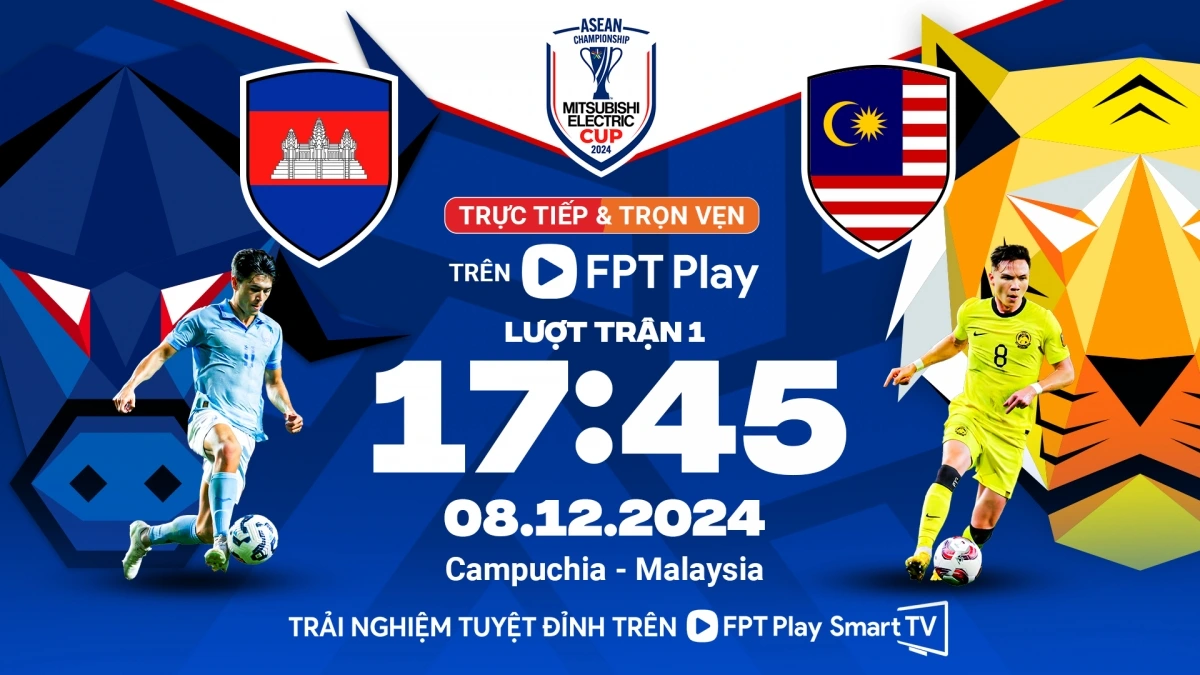 Trận đấu đầu tiên của giải sẽ diễn ra giữa 2 đội tuyển Campuchia và Malaysia.