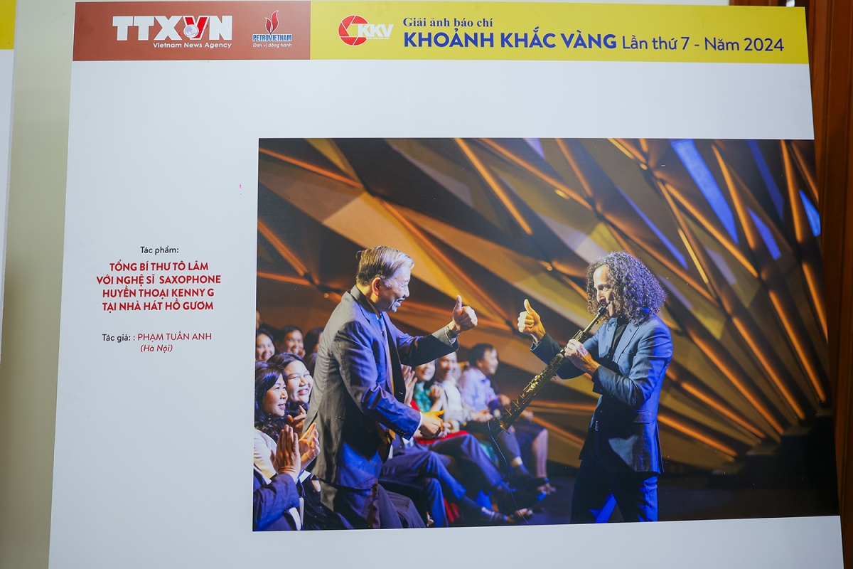 Giải Nhất thể loại ảnh đơn thuộc về tác phẩm: "Âm nhạc gắn kết mọi người" của tác giả Phạm Tuấn Anh (Hà Nội)