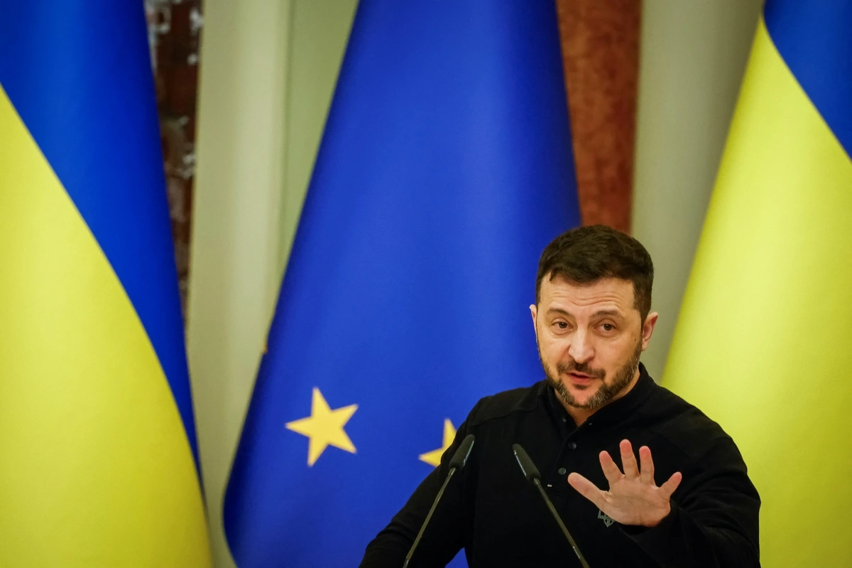 Tổng thống Ukraine Volodymyr Zelensky. Ảnh: Reuters