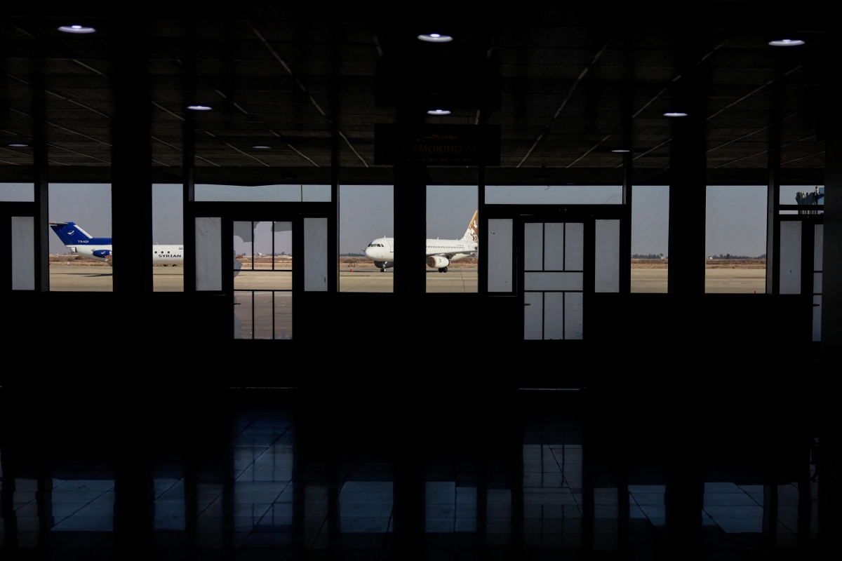 Sân bay Quốc tế Damascus. Ảnh: Reuters