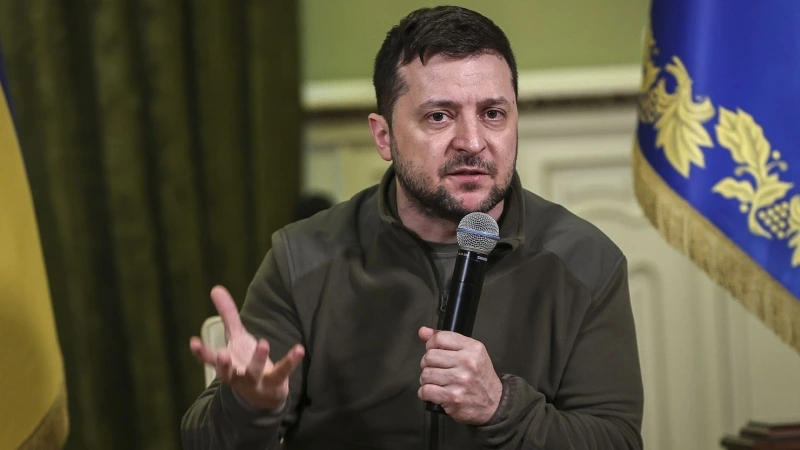 Tổng thống Ukraine Zelensky. Ảnh: Getty