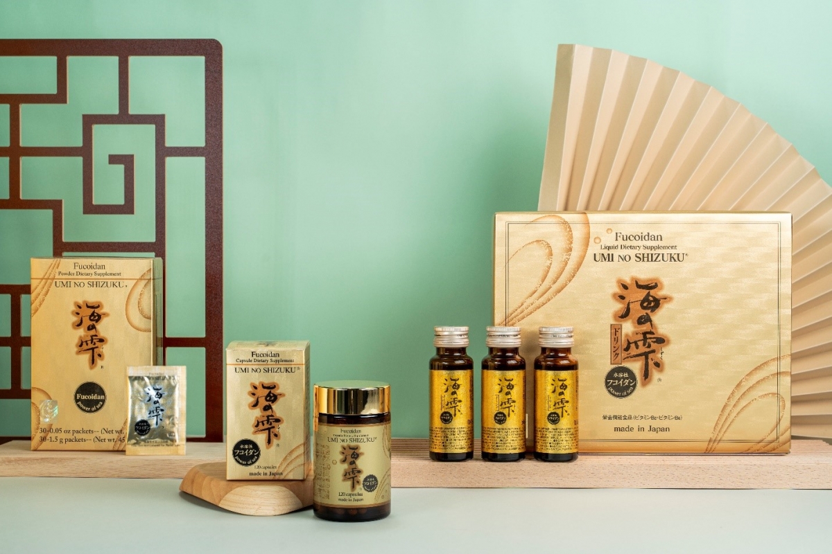 Sản phẩm Fucoidan Umi No Shizuku chính hãng