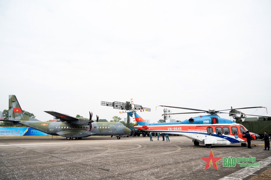 C-295 Transport Aircraft and Dual-use Helicopters showcase Vietnam’s expanding airlift capabilities.