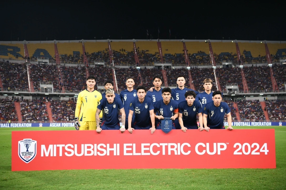 Thái Lan quyết tâm ngược dòng trước Philippines để tiến vào chung kết ASEAN Cup 2024 (Ảnh: FAT)